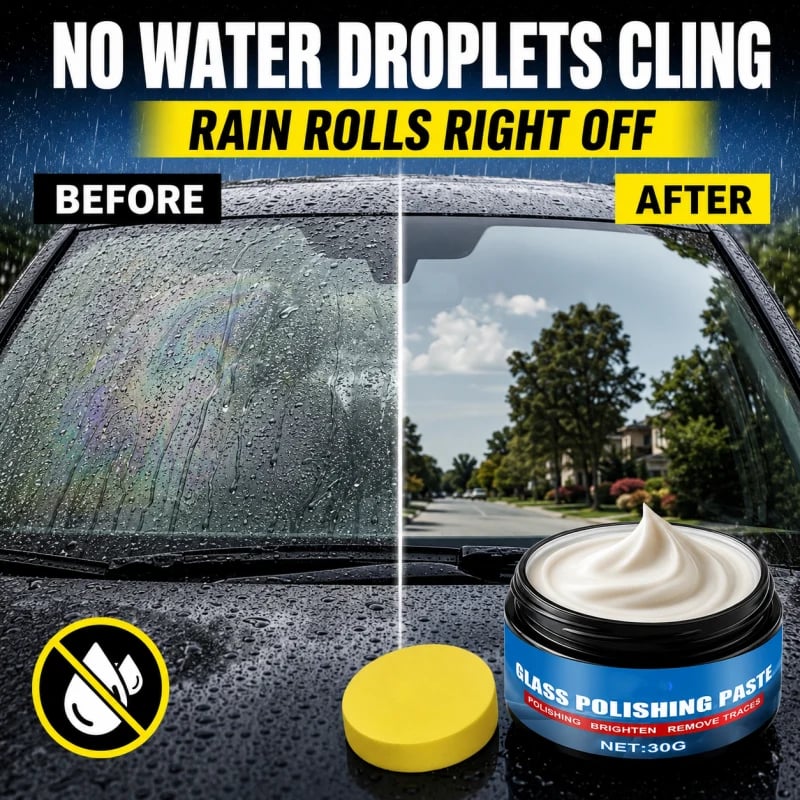 🔥Limited Time Promotion 50% OFF🔥Car Glass Oil Film Remover Paste