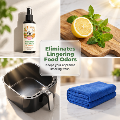 🔥Limited Time Promotion 50% OFF🔥2-in-1 Air Fryer Cleaner and Degreaser Spray-50ml+Towel