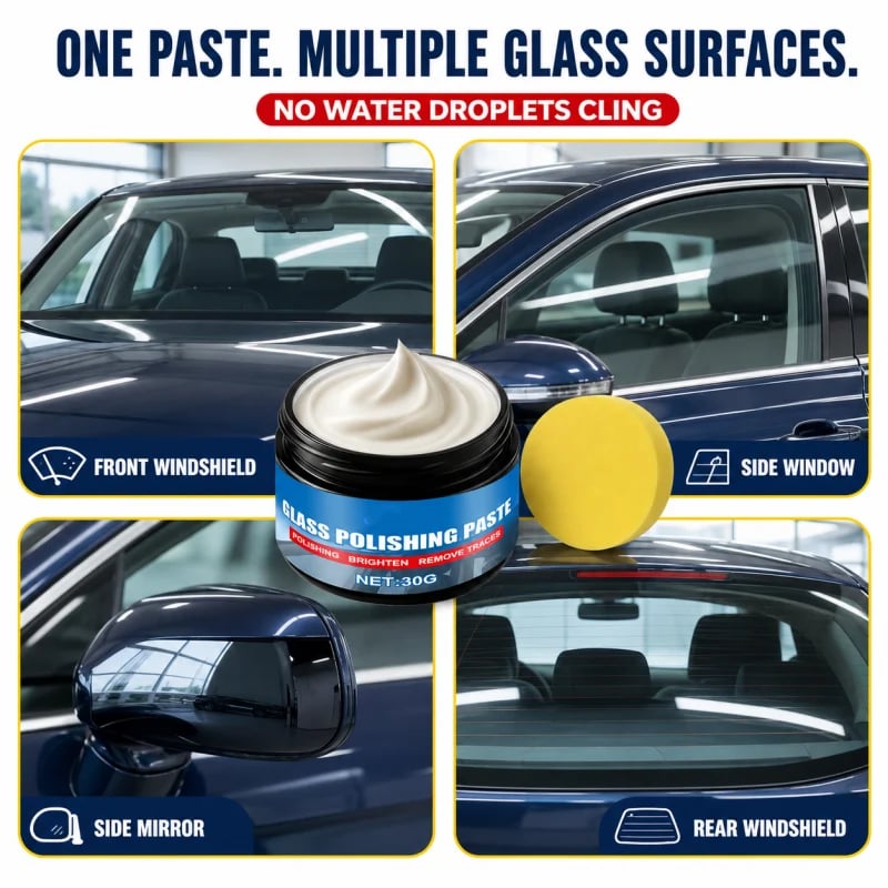 🔥Limited Time Promotion 50% OFF🔥Car Glass Oil Film Remover Paste