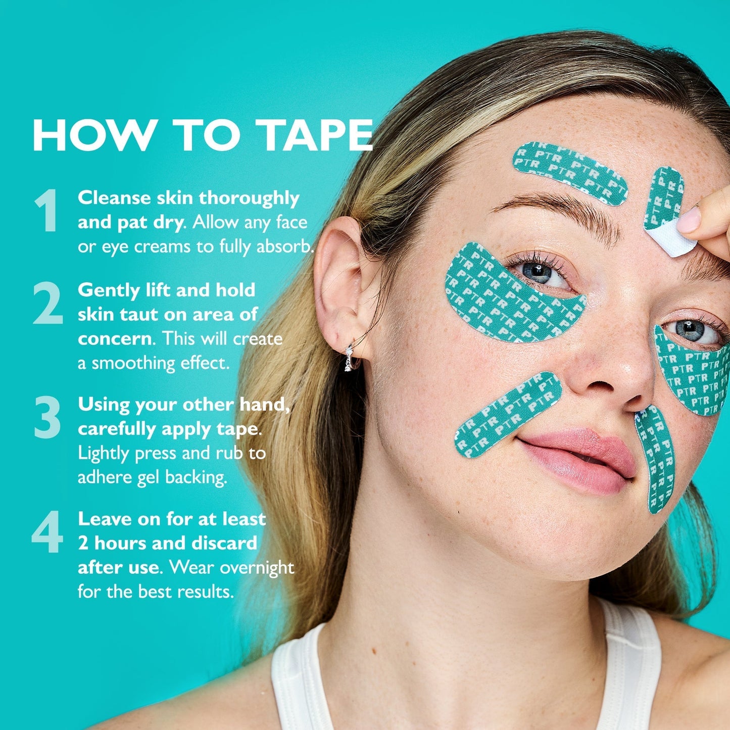 Peptide-Infused Face & Eye Tape