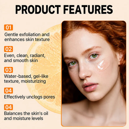 🔥Orange Enzyme Exfoliating Gel — The Gentle Miracle Your Skin Has Been Crying Out For