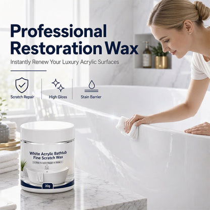 🔥Limited Time Promotion 50% OFF🔥White Acrylic Bathtub Fine Scratch Repair Wax