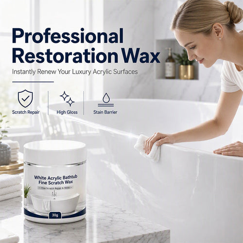 🔥Limited Time Promotion 50% OFF🔥White Acrylic Bathtub Fine Scratch Repair Wax