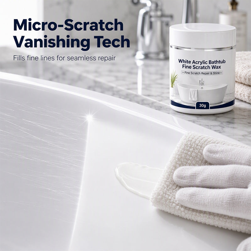 🔥Limited Time Promotion 50% OFF🔥White Acrylic Bathtub Fine Scratch Repair Wax