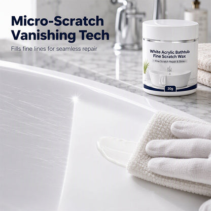 🔥Limited Time Promotion 50% OFF🔥White Acrylic Bathtub Fine Scratch Repair Wax