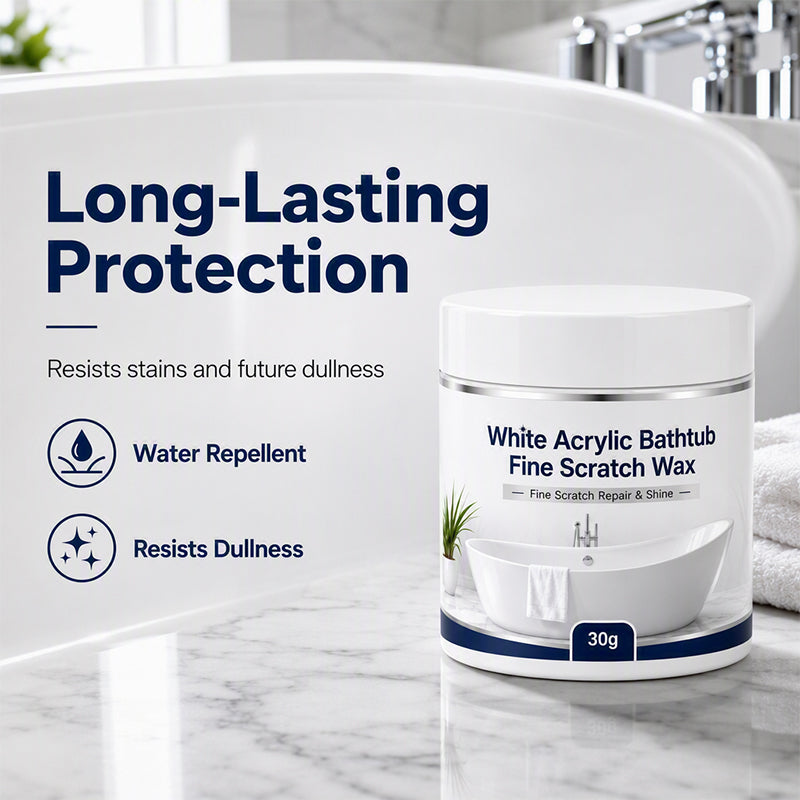🔥Limited Time Promotion 50% OFF🔥White Acrylic Bathtub Fine Scratch Repair Wax